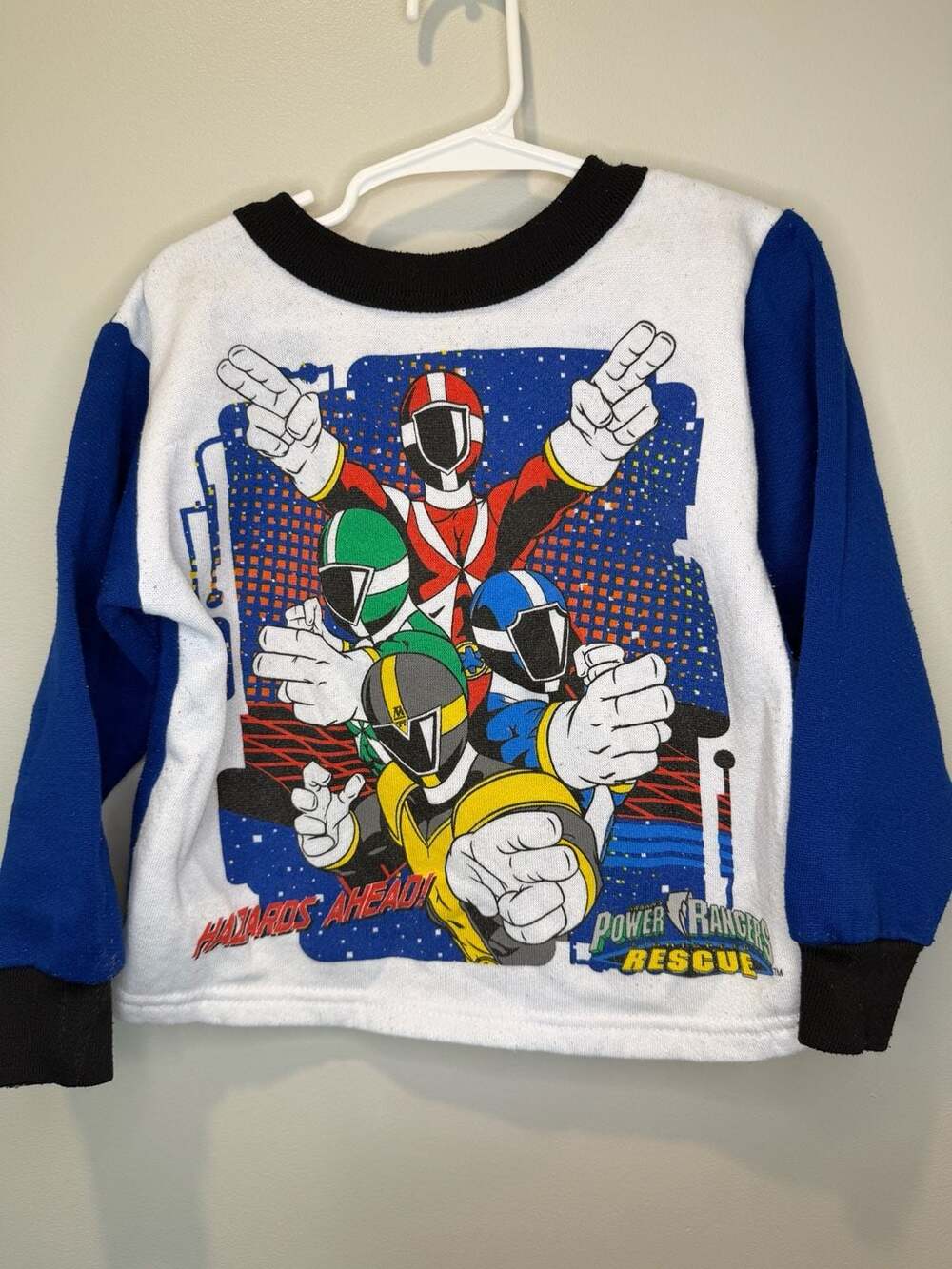 Power Rangers Rescue Sweatshirt Size 5 Vintage